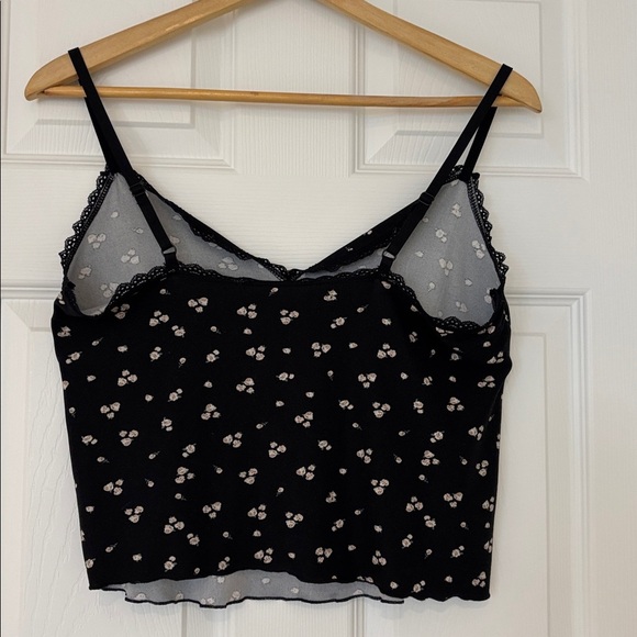 ROSE + VINE super soft pj set floral sleep set boxers & cami top black size L/XL - Picture 5 of 17